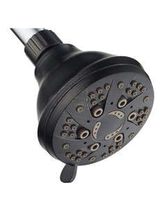 Cabezal de Ducha AquaDance Bronce Aceitado 3.5" 6 Modos