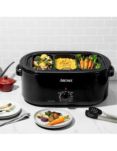 Accesorio Buffet AROMA ART-002 con 3 Bandejas 2 Qt