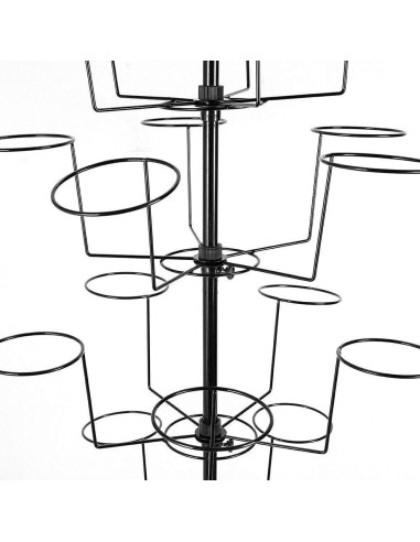 Soporte para Sombreros LOYALHEARTDY Ajustable 7 Niveles Negro