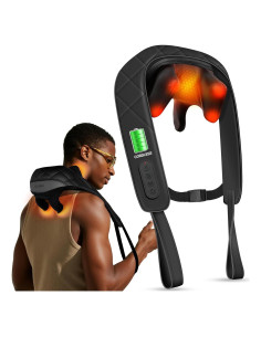 Masajeador de Cuello Inalámbrico CuPiLo con Calor - Alivio Profundo