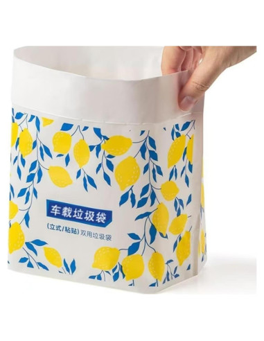 40 Bolsas de Basura Desechables Autoadhesivas Genérico 2.84L