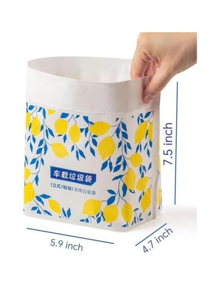 40 Bolsas de Basura Desechables Autoadhesivas Genérico 2.84L