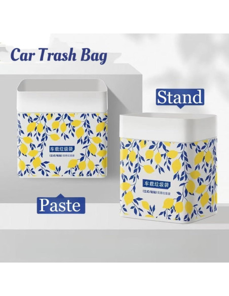 40 Bolsas de Basura Desechables Autoadhesivas Genérico 2.84L