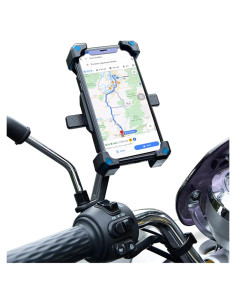 Soporte para Teléfono de Motocicleta Homeet - Antivibración, 360