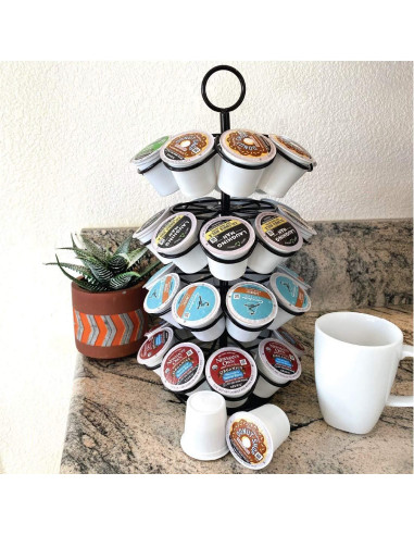 Soporte Giratorio para Cápsulas K Cup Lily's Home 36 Tazas