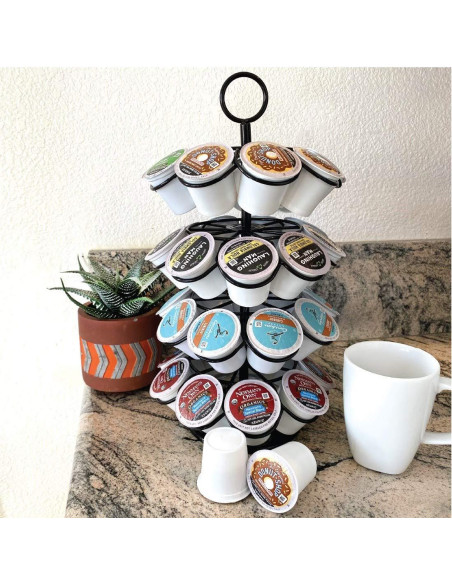 Soporte Giratorio para Cápsulas K Cup Lily's Home 36 Tazas