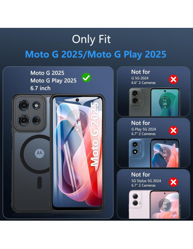 Funda Magnética BESINPO para Motorola Moto G 2025 Slim Antichoque