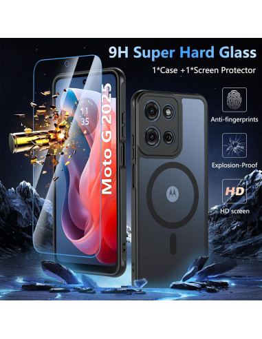 Funda Magnética BESINPO para Motorola Moto G 2025 Slim Antichoque