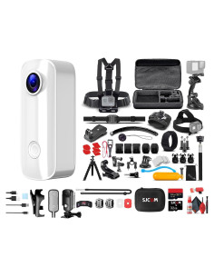 Cámara de Acción SJCAM C100 Plus Blanca 4K EIS + Accesorios