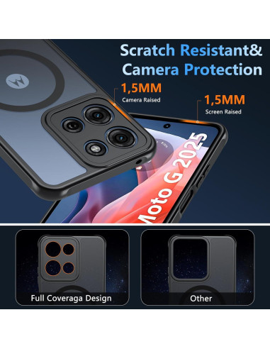 Funda Magnética BESINPO para Motorola Moto G 2025 Slim Antichoque