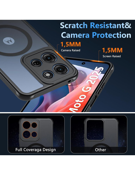 Funda Magnética BESINPO para Motorola Moto G 2025 Slim Antichoque