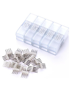 Conectores de Empalme Yescom DEL-P03 para Luces Neón RGB 10 Pzs