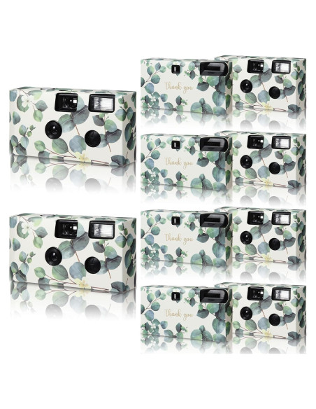 8 Cámaras Desechables Kanayu con Flash 35mm para Bodas