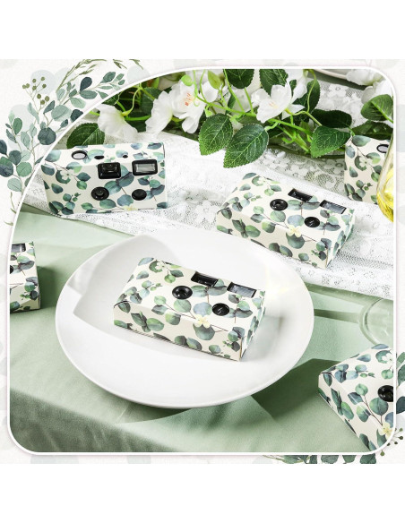 8 Cámaras Desechables Kanayu con Flash 35mm para Bodas