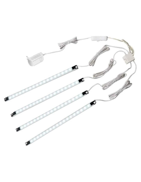Barras de Luz LED Cefrank 29.97cm 6000K Blanco Frío - 4 Piezas Barras de Luz LED Cefrank 29.97cm 6000K Blanco Frío - 4 Piezas