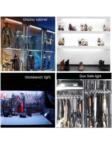 Barras de Luz LED Cefrank 29.97cm 6000K Blanco Frío - 4 Piezas Barras de Luz LED Cefrank 29.97cm 6000K Blanco Frío - 4 Piezas