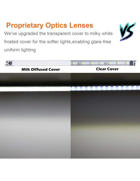 Barras de Luz LED Cefrank 29.97cm 6000K Blanco Frío - 4 Piezas Barras de Luz LED Cefrank 29.97cm 6000K Blanco Frío - 4 Piezas