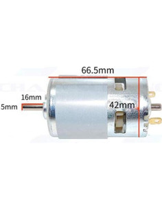 Motor de Engranaje 775 12V/24V CHANCS Mini Sierra Circular 2