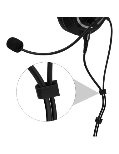 Micrófono Boom GEEKRIA para Auriculares - Compatible con PC y Consolas