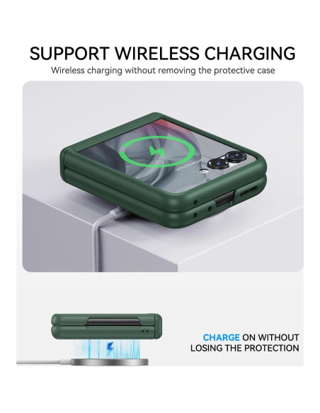 Funda a Prueba de Golpes para Motorola Razr 2024/2025 Verde