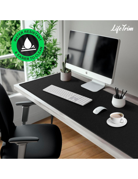 Alfombrilla de Ratón XXL LifeTrim 58.42x139.7cm Negra 5mm Alfombrilla de Ratón XXL LifeTrim 58.42x139.7cm Negra 5mm