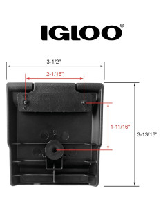 Cierre Mecánico Sobredimensionado Igloo para Enfriadores 150-165 QT 2