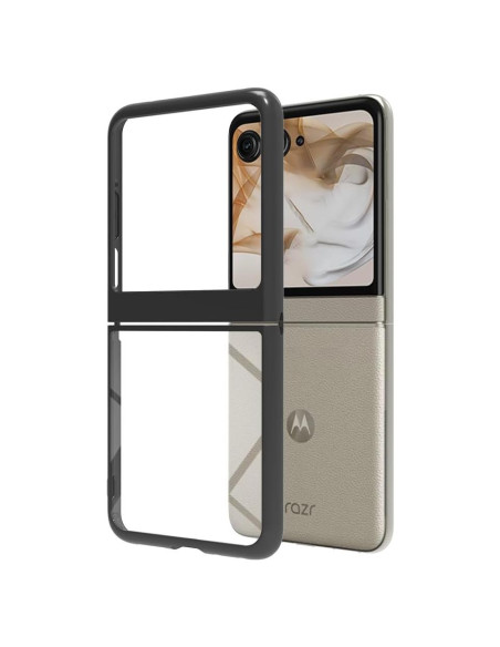 Funda Cristal Transparente Motorola Razr 2024 - TPU y PC Funda Cristal Transparente Motorola Razr 2024 - TPU y PC