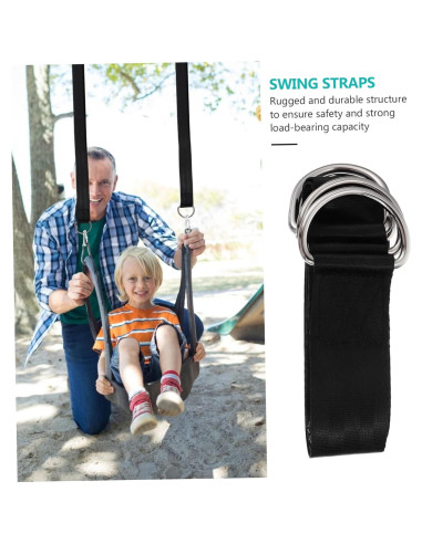 Cintas de Hamaca BESPORTBLE 2 Piezas Alta Resistencia 200 cm