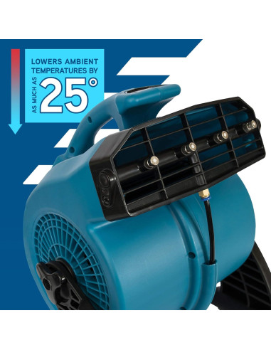 Ventilador de Nebulización XPOWER FM-48, 3 Velocidades, 5.44 kg