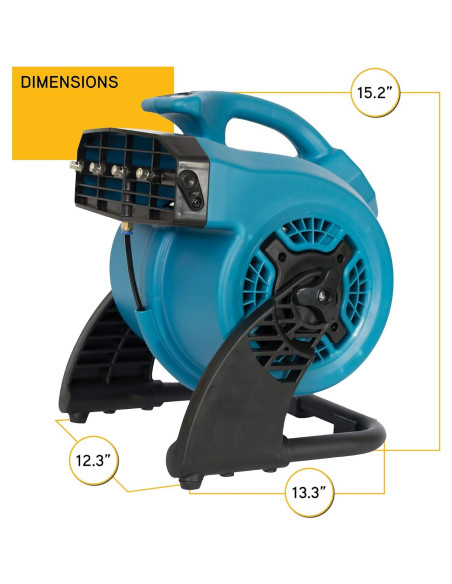 Ventilador de Nebulización XPOWER FM-48, 3 Velocidades, 5.44 kg