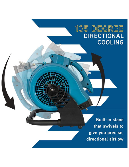 Ventilador de Nebulización XPOWER FM-48, 3 Velocidades, 5.44 kg