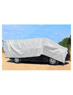 Tela de Sombra Reflectante 80% Aluminio BXAEYIPOR 3.05x6.1m