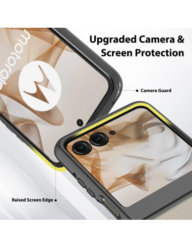 Funda Cristal Transparente Motorola Razr 2024 - TPU y PC