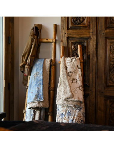 Manta Tasha Polizzi Paseo Road 127x152 cm Floral Azul Amarillo