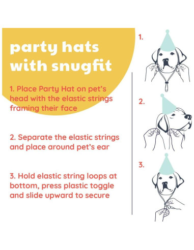 Sombrero de Fiesta para Mascotas Huxley & Kent Rosa Grande