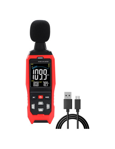 Medidor de Decibelios DANOPLUS DP-390R3 30-130dB con Alarma