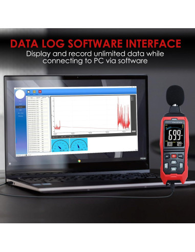 Medidor de Decibelios DANOPLUS DP-390R3 30-130dB con Alarma