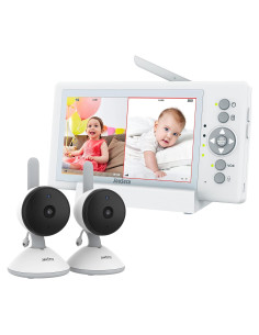 Monitor de Bebé JouSecu 5" 2 Cámaras Sin WiFi 720p