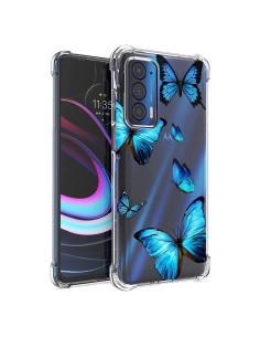 Funda Protectora TPU para Motorola Moto Edge 2021 - Mariposa