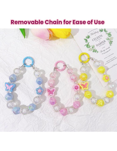 Funda Motorola Razr 2025/2024 con Correa - Diseño Floral Azul