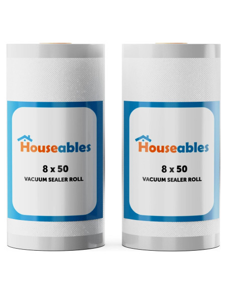 Rollos de Sellado al Vacío Houseables 8x50 cm, 2 Paquete