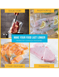 Rollos de Sellado al Vacío Houseables 8x50 cm, 2 Paquete 2