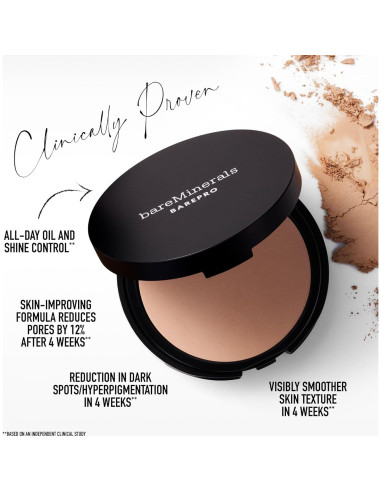 Base en Polvo Compacta Bareminerals Barepro 7.92g Mate Vegana