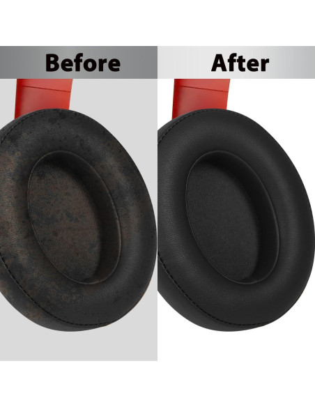 Almohadillas de Reemplazo para Auriculares Beats Studio 2/3 - Negro Almohadillas de Reemplazo para Auriculares Beats Studio 2/3 - Negro