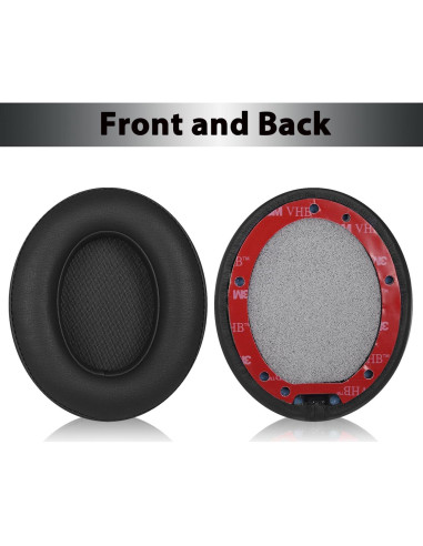 Almohadillas de Reemplazo para Auriculares Beats Studio 2/3 - Negro