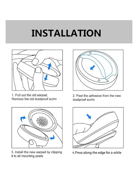 Almohadillas de Reemplazo SOVEUG para Beats Solo 2 y 3