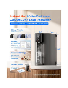 Calentador Instantáneo Waterdrop WD-C1H 6 Etapas Ósmosis Inversa 2