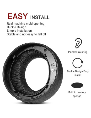 Almohadillas de Repuesto para Auriculares PS5 Sodorous - Negro