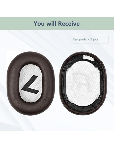 Almohadillas de Reemplazo XRHTONG para Auriculares Plantronics Backbeat Pro 2