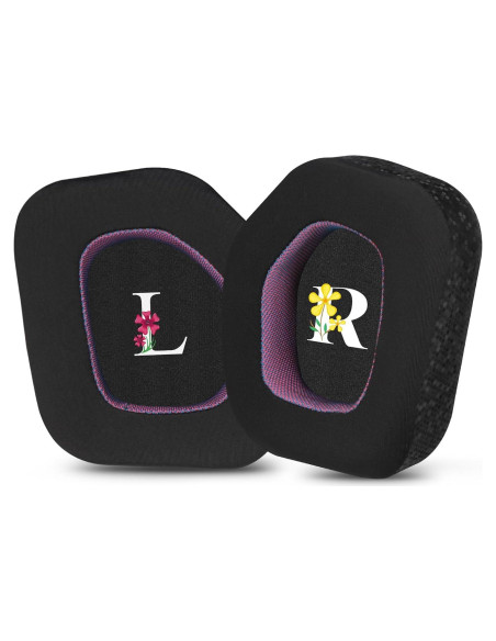 Almohadillas de Gel Mágico Jomwag para Alienware AW988 - Negro/Púrpura